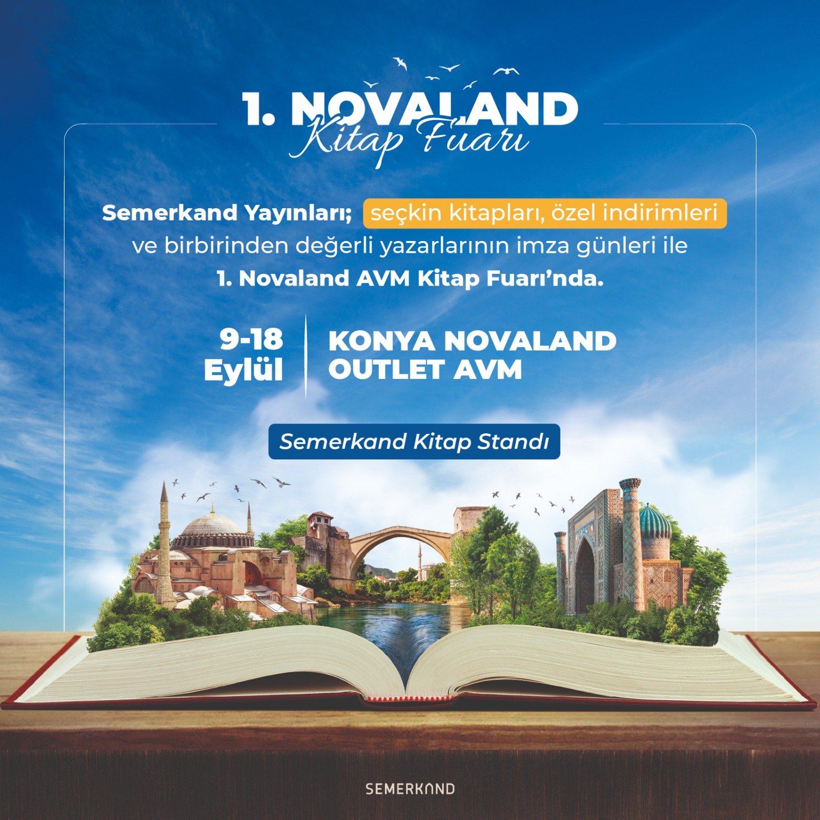1.Novaland Konya Kitap Fuarı