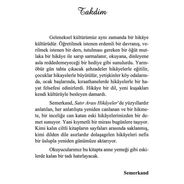 Satır Arası Hikayeler | Serdar Tuncer