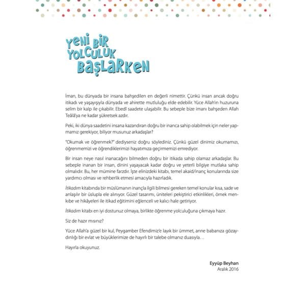 İtikadım | Eyyüp Beyhan