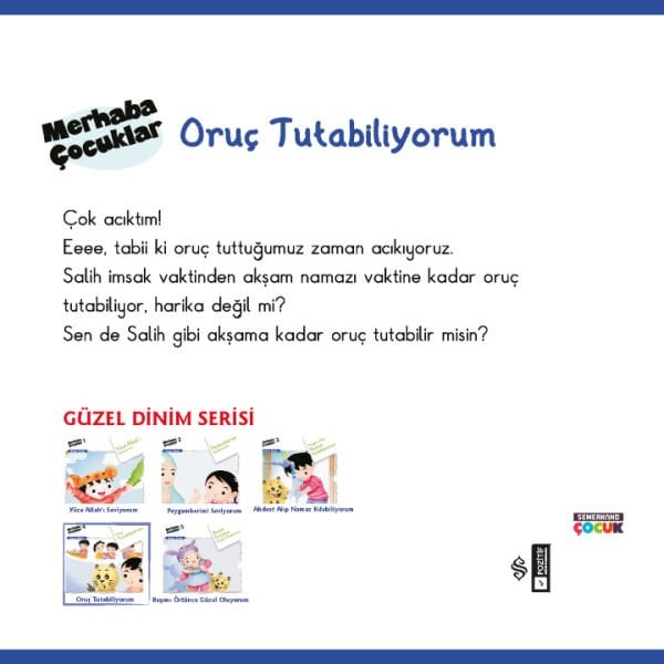 Güzel Dinim | Oruç Tutabiliyorum | M. Galip Dönmez