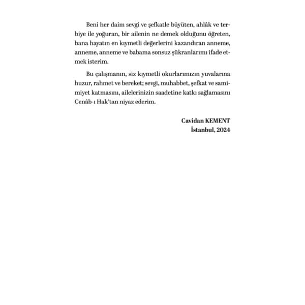 Ailede Güzel Geçim | Cavidan Kement