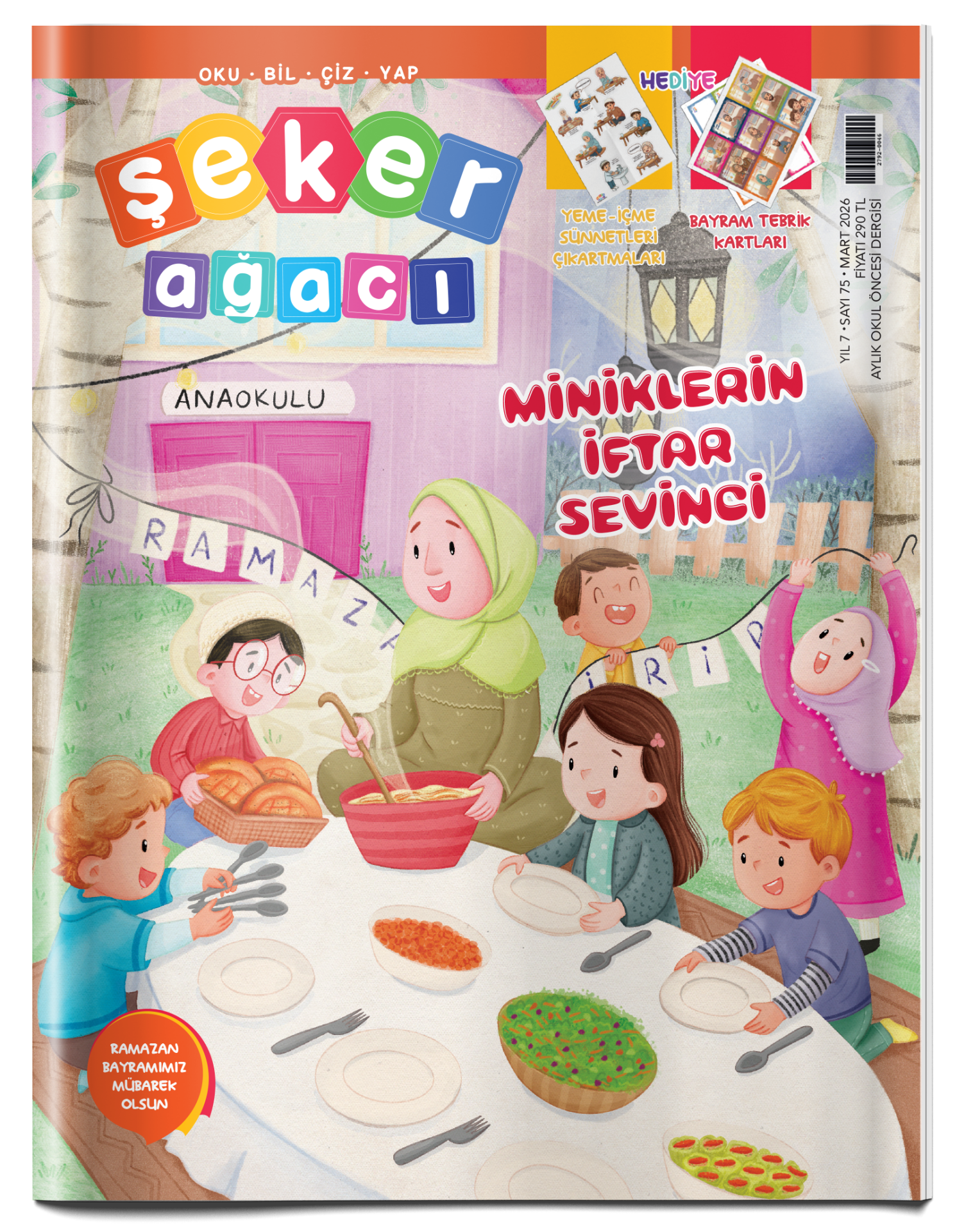Şeker Ağacı Okul Öncesi Aylık Çocuk Dergisi Sayı: 75 - Mart 2026