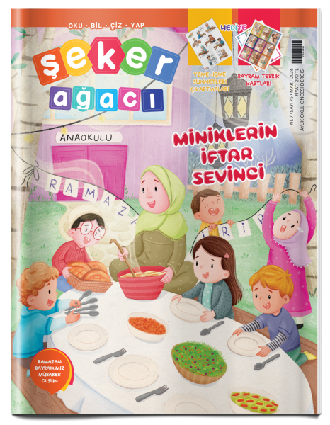Şeker Ağacı Okul Öncesi Aylık Çocuk Dergisi Sayı: 75 - Mart 2026