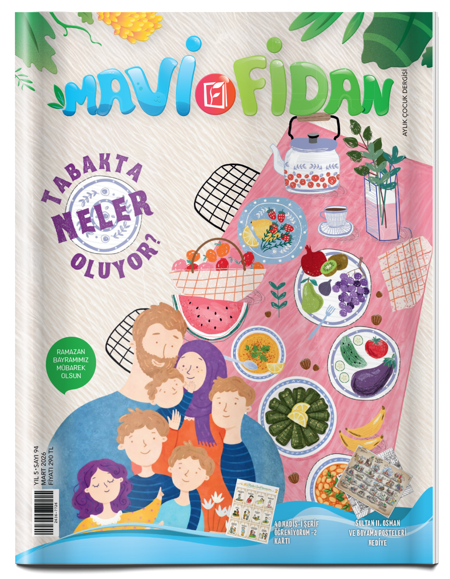Mavi Fidan Aylık Çocuk Dergisi Sayı: 94 - Mart 2026