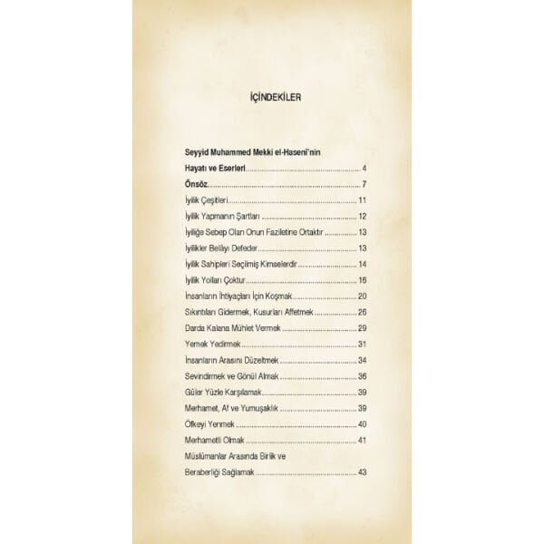 Hz. Peygamberin Dilinden İyilik Çeşitleri | S. Muhammed Mekki El-Haseni