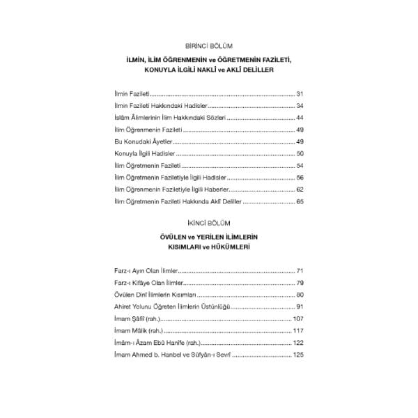 İlim Kapısı | İhya-u Ulumiddin | İmam Gazali