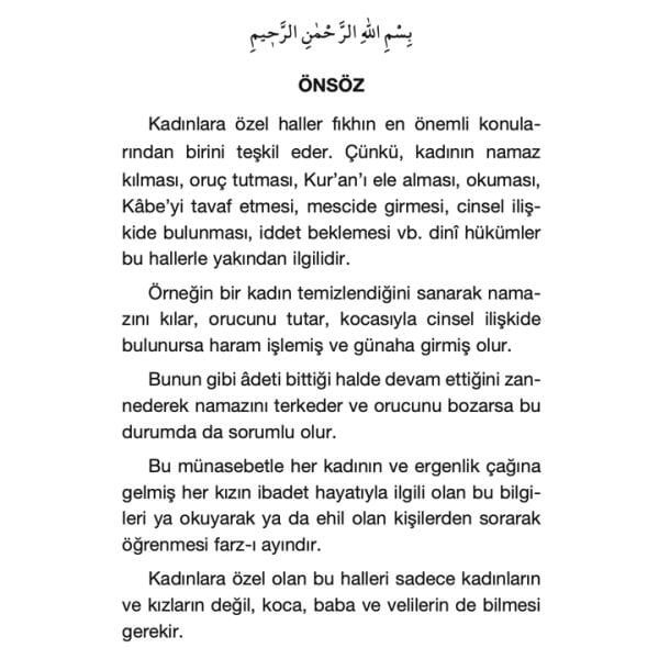 Kadınlara Özel Haller | Hasip Asutay