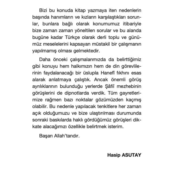 Kadınlara Özel Haller | Hasip Asutay