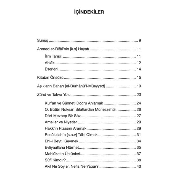 Aşıkların Baharı | Ahmed Er Rıfai