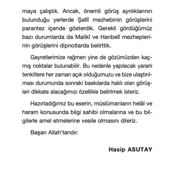 Helal ve Haramlar | Hasip Asutay