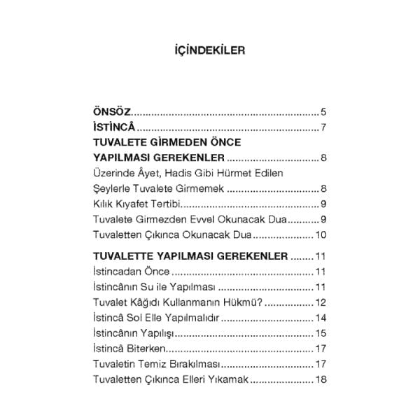 Tuvalet ve İstibra Usulü | Talha Kasım