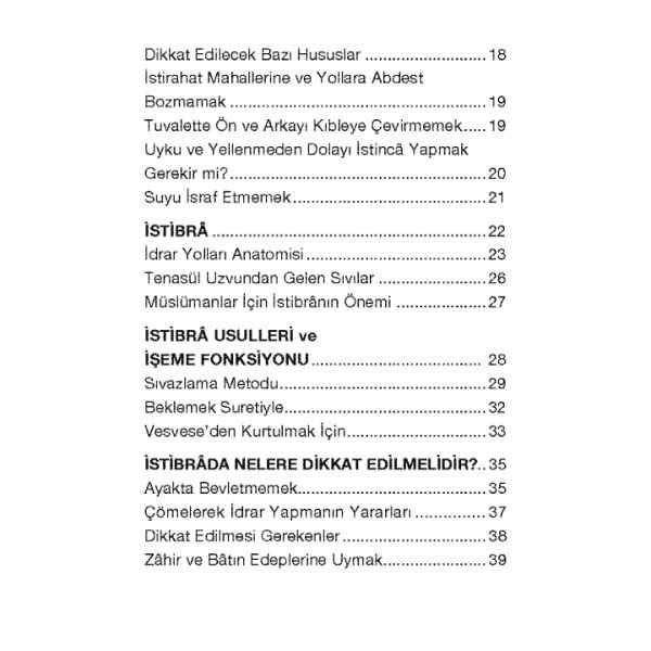 Tuvalet ve İstibra Usulü | Talha Kasım