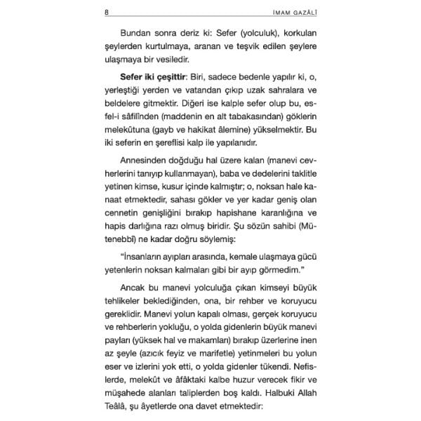 Yolculuk Edepleri | İhya-u Ulumiddin | İmam Gazali