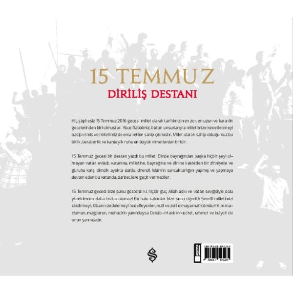 15 Temmuz Diriliş Destanı Prestij Ciltli | Hüseyin Okur