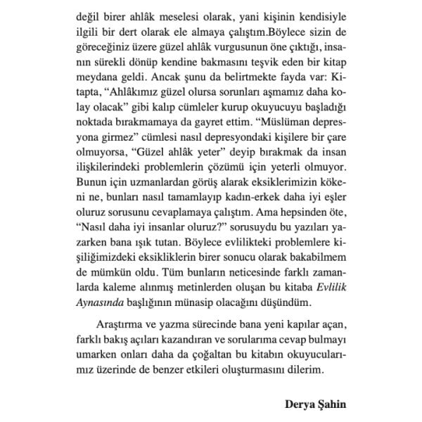 Evlilik Aynasında | Derya Şahin
