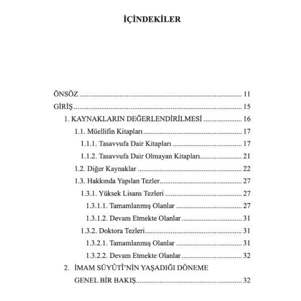 İmam Suyuti ve Tasavvuf | Ferzende İdiz