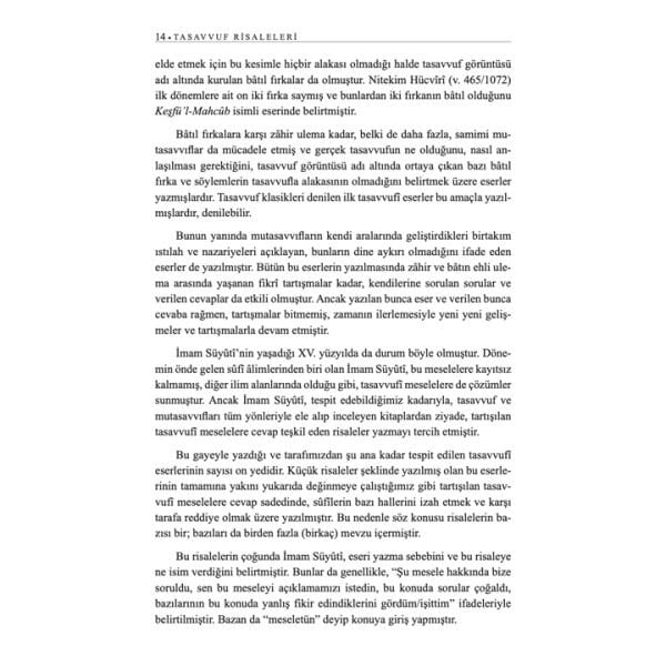 İmam Suyutinin Tasavvuf Risaleleri | Ferzende İdiz