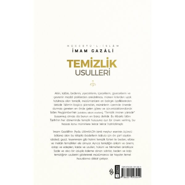 Temizlik Usülleri | İhya-u Ulumiddin | İmam Gazali