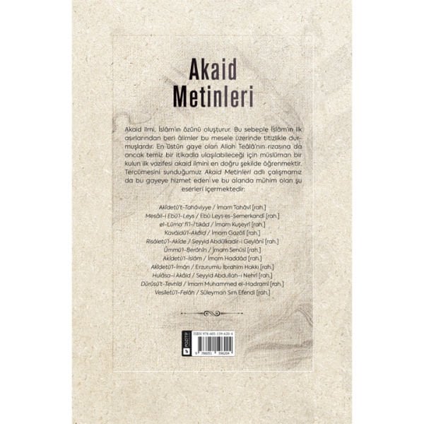 Akaid Metinleri 2 | Harun Tanır