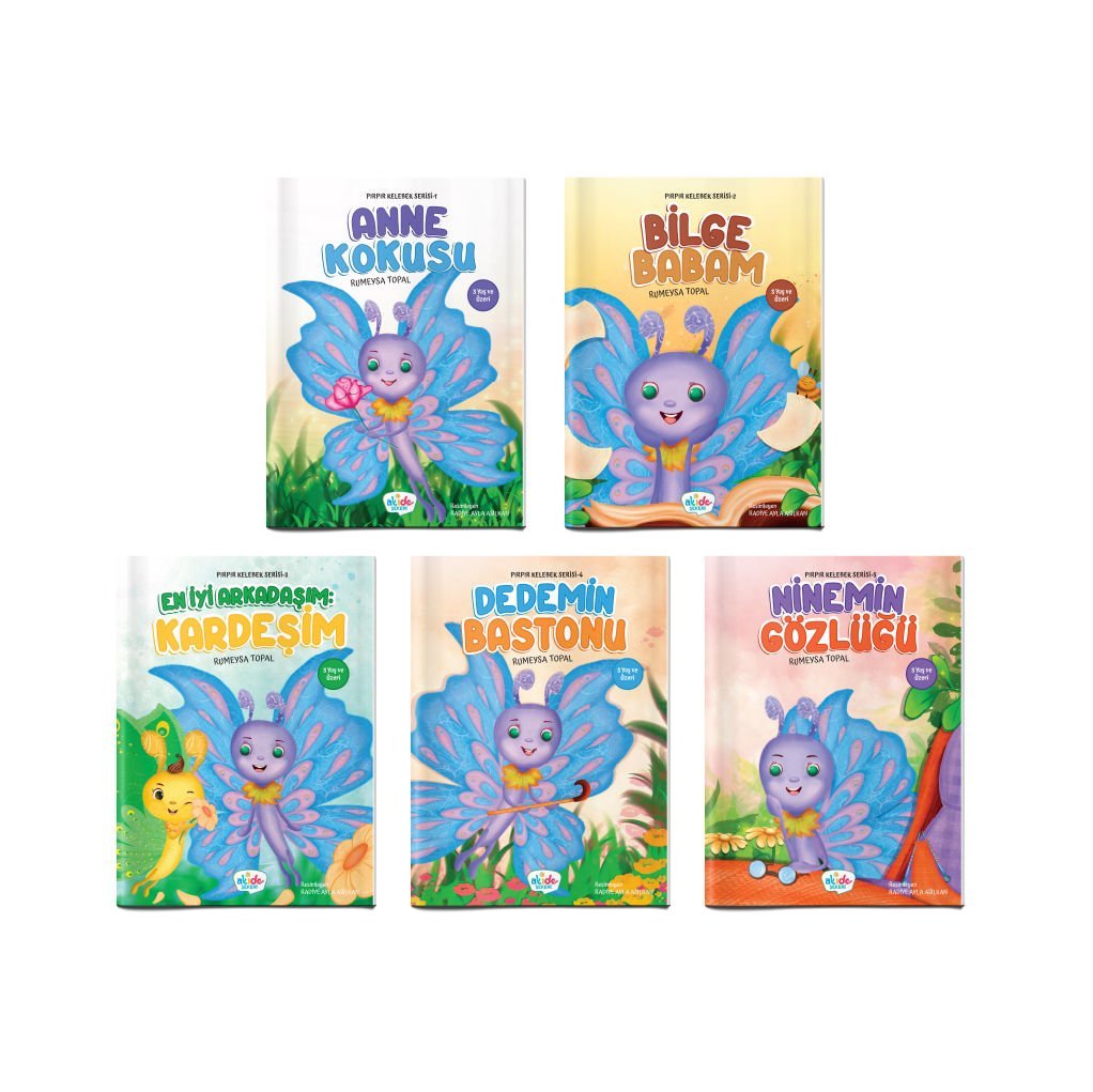 Pırpır Kelebek Serisi | 5 Kitap Set | Rumeysa Topal