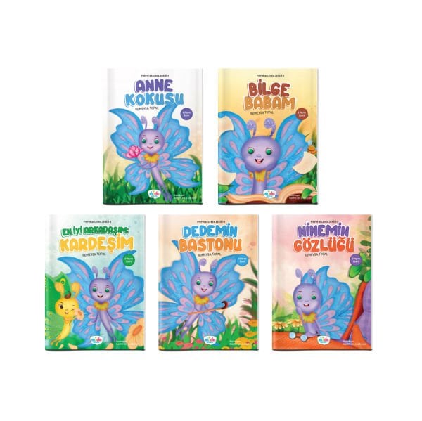 Pırpır Kelebek Serisi | 5 Kitap Set | Rumeysa Topal