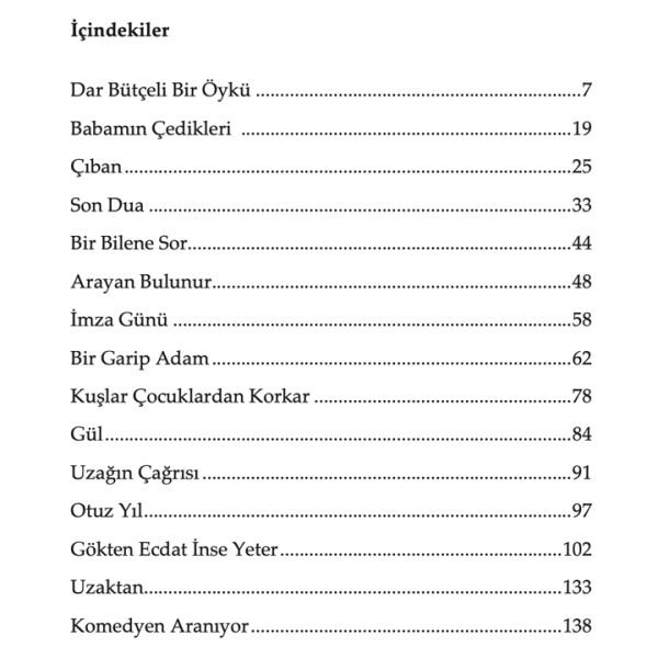 Dar Bütçeli Bir Öykü | Abdülkerim Kolat