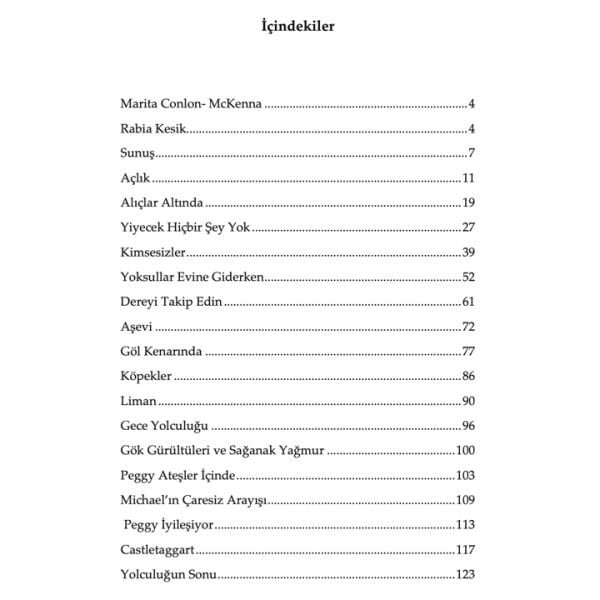 Açlığın Çocukları Alıçlar Altında | Marita Conlan