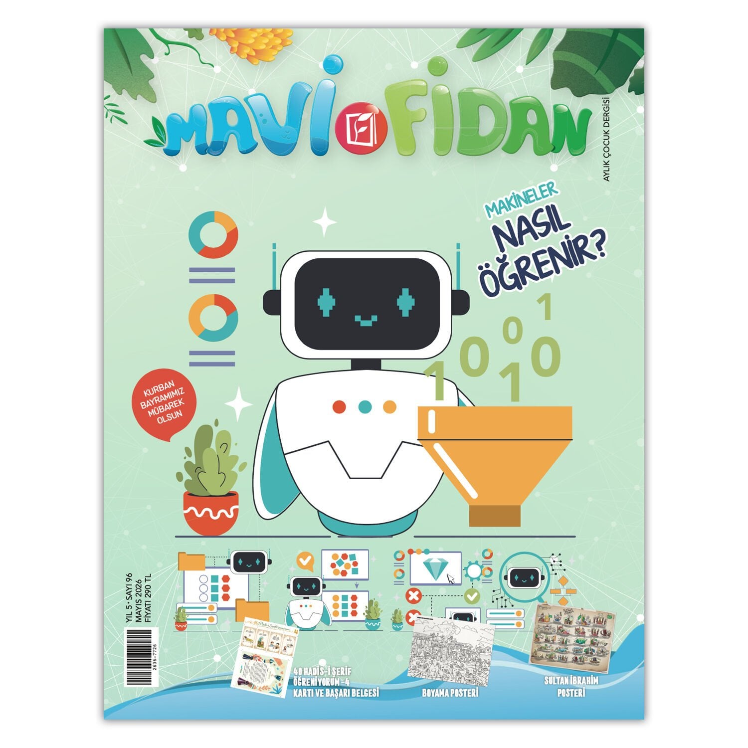Mavi Fidan Aylık Çocuk Dergisi Sayı: 96 - Mayıs 2026
