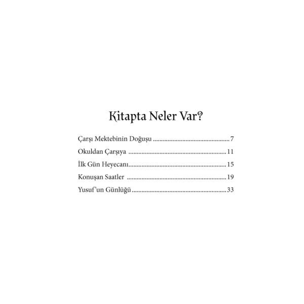 Çarşı Mektebi 3 | Konuşan Saatler | Rumeysa Topal