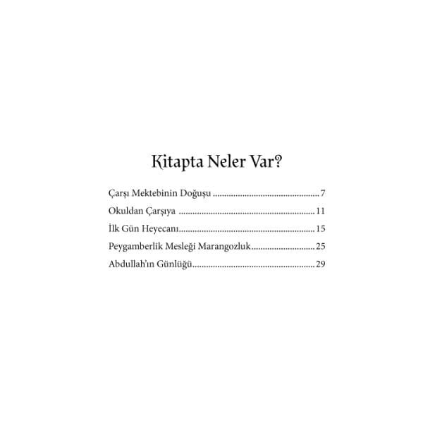 Çarşı Mektebi 4 | Peygamber Mesleği Marangozluk | Rumeysa Topal