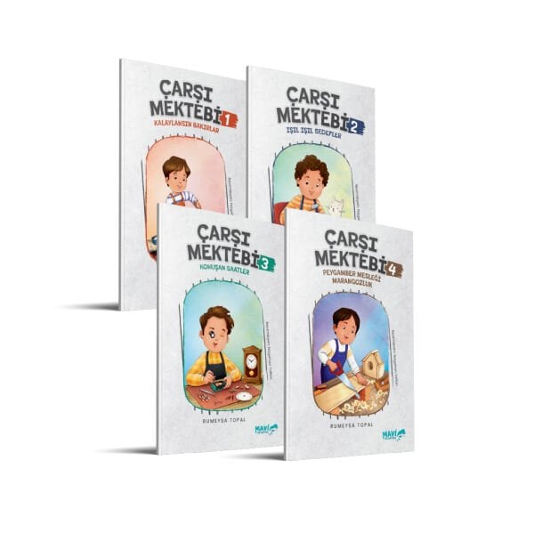 Çarşı Mektebi 4 Kitap Set | Rumeysa Topal