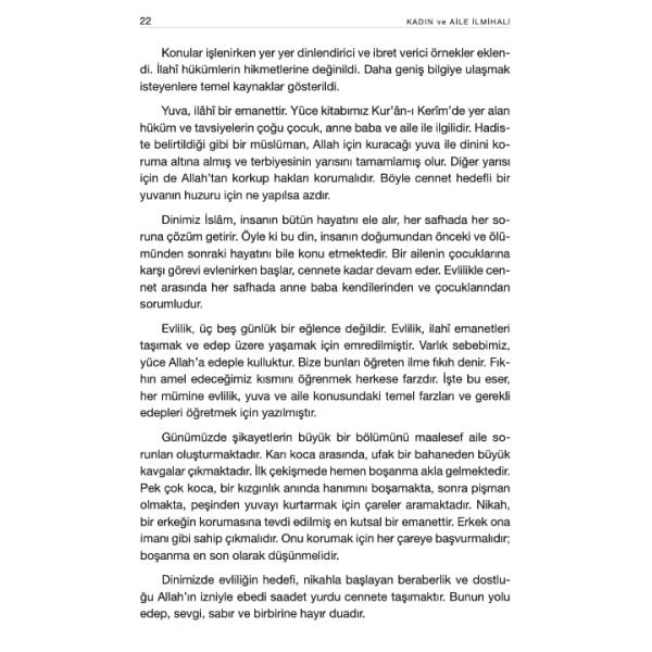 Kadın ve Aile İlmihali | Dilaver Selvi