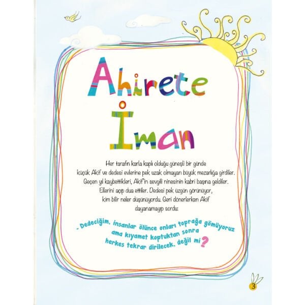 Küçük Akif Amentüyü Öğreniyor Ahirete İman | Ahmet Efe