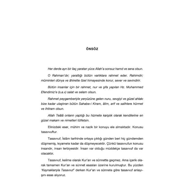 Kaynaklarıyla Tasavvuf | Dilaver Selvi