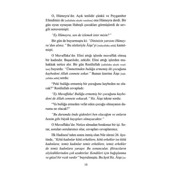 Müminlerin Annesi Hz. Aişe | Zehra Korkmaz