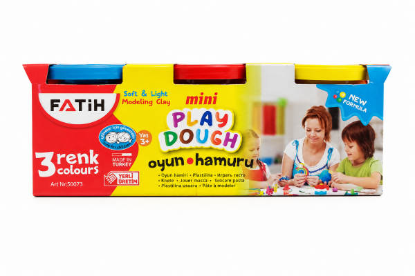 Fatih Mini Oyun Hamuru 3 Renk