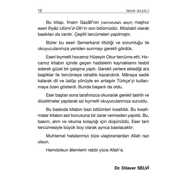 Ölüm ve Sonrası | İmam Gazali