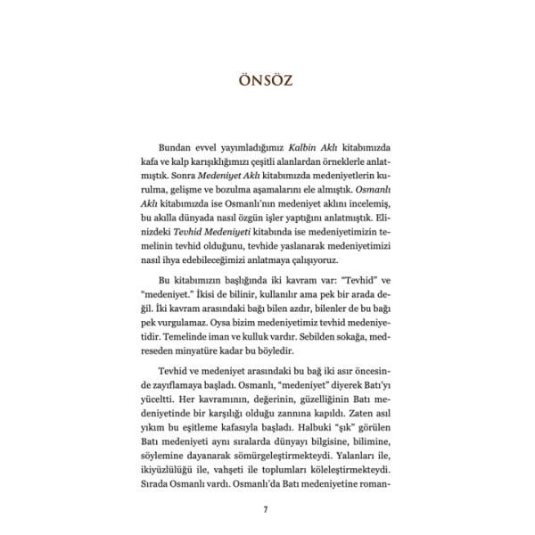 Tevhid Medeniyeti | Savaş Ş. Barkçin