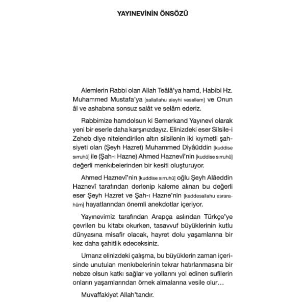 Hazret ve Şahı Hazne | Şeyh Alaeddin Haznevi