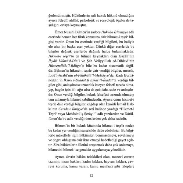 Hikmeti Teşri | Ömer Nasuhi Bilmen