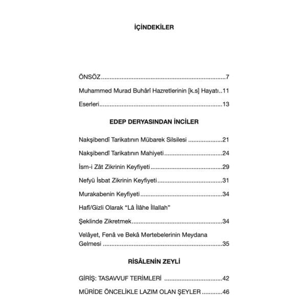 Edep Deryasından İnciler | Muhammed Murad Buhari