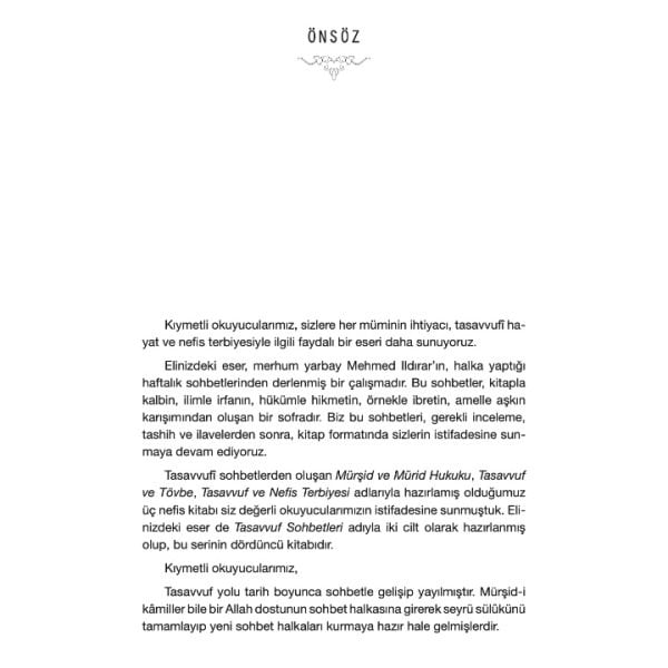 Tasavvuf Sohbetleri 2 Cilt | Mehmet Ildırar