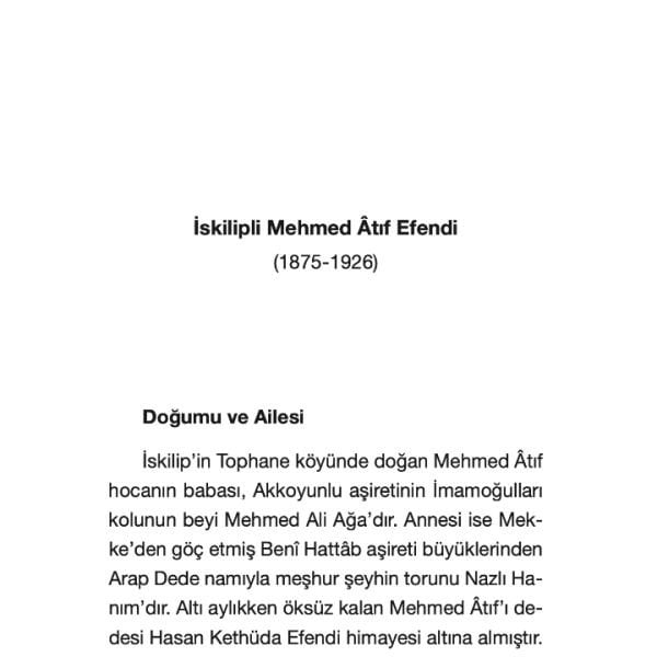 İslamda Tesettür | İskilipli Mehmet Atıf Efendi