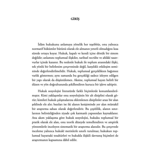 İslam Hukuk Sosyolojisi | Hüseyin Okur