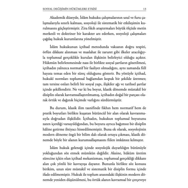 İslam Hukuk Sosyolojisi | Hüseyin Okur