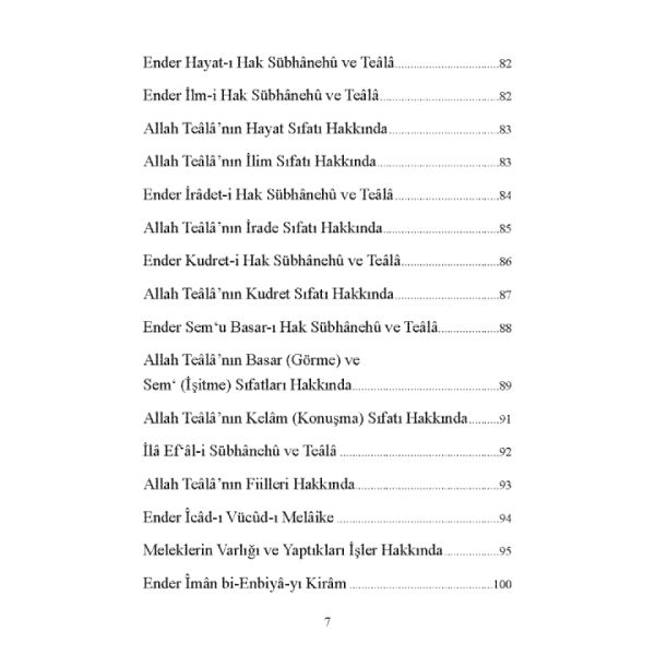 İtikadname | Mevlana Abdurrahman-ı Cami