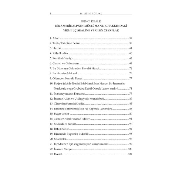 İslamiyet ve Hıristiyanlık | M.Asım Köksal