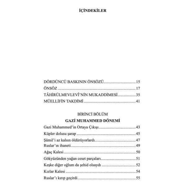 İmam Şamilin Hatıratı | H. Ahmet Özdemir