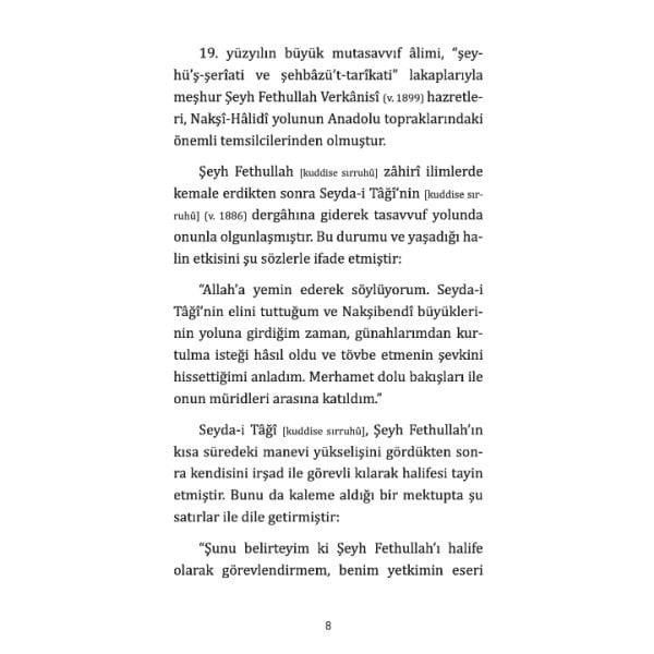 Adabı Şeyh Fethullah Türkçe | Şeyh Fethullah