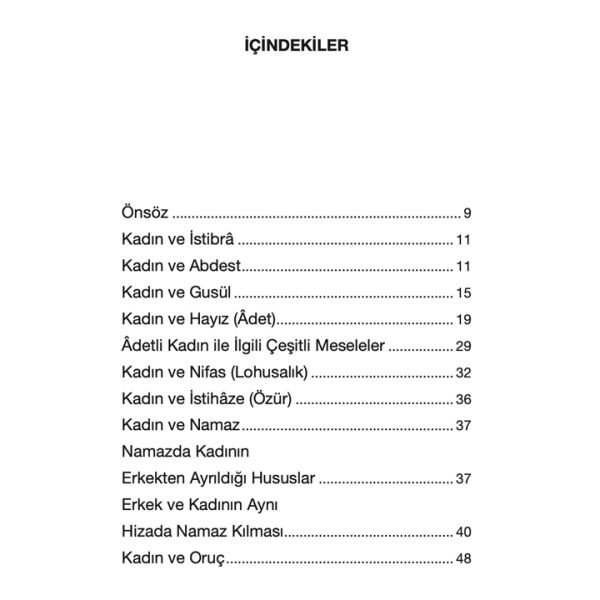 Kadınla İlgili Fıkhi Meseleler | Hasip Asutay